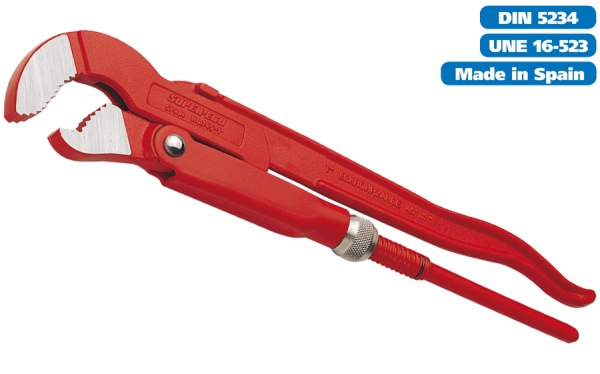 Шведський газовий ключ 45° SUPER-EGO 145, SUPER S 1 1/2''
