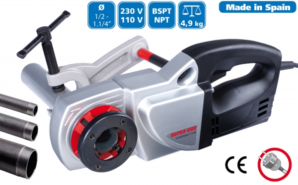 Електричний різьбонарізний клуп SUPER-EGO SUPERTRONIC 1250 1/2