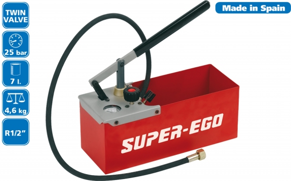 Ручний опресувальник систем опалення SUPER-EGO TP25